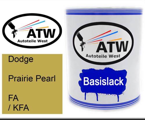 Dodge, Prairie Pearl, FA / KFA: 1L Lackdose, von ATW Autoteile West.